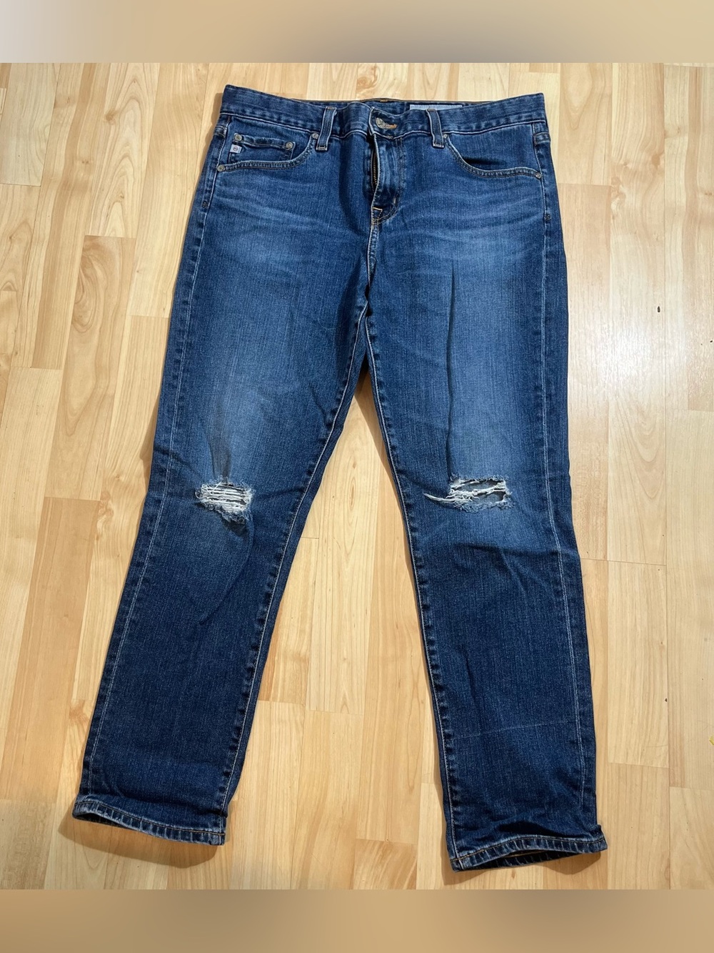 AG Adriana Goldschmied Womens Medium Wash The Ex Boyfriend 28
